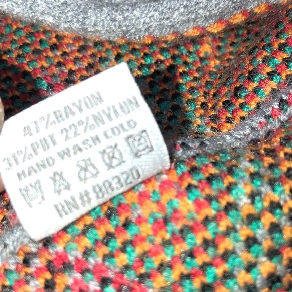 C.C Aztec Print Winter DARK Grey Headbands HeadWrap - Picture 6 of 15